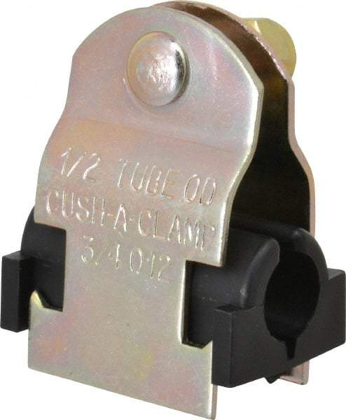 ZSI - 1/2" Pipe, Tube Clamp with Cushion - Dichromate - All Tool & Supply