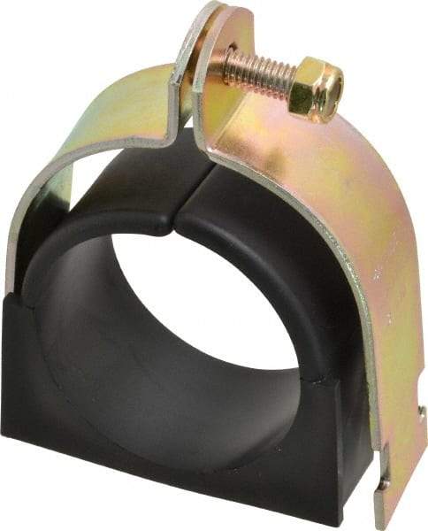 ZSI - 2-5/8" Pipe, Tube Clamp with Cushion - Dichromate - All Tool & Supply