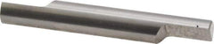 Accupro - 3/8 Inch Diameter, 2-1/2 Inch Overall Length, 1/2 Inch Split Length, Solid Carbide, Squared Split End Carbide Blank - Double End - All Tool & Supply