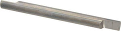 Accupro - 3/8 Inch Diameter, 4 Inch Overall Length, 1/2 Inch Split Length, Solid Carbide, Squared Split End Carbide Blank - Double End - All Tool & Supply