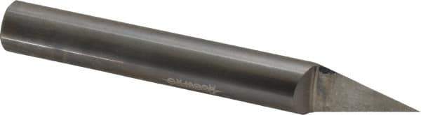 Accupro - 1/2 Inch Diameter, 4 Inch Overall Length, 5/8 Inch Split Length, Solid Carbide, Conical Point Split End Carbide Blank - Single End, 30° Point - All Tool & Supply