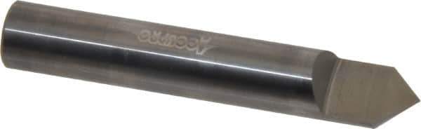 Accupro - 1/2 Inch Diameter, 3 Inch Overall Length, 5/8 Inch Split Length, Solid Carbide, Conical Point Split End Carbide Blank - Single End, 90° Point - All Tool & Supply