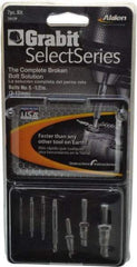 Alden - 7 Piece Screw Extractor/Drill Set - 17/64" Drive - All Tool & Supply