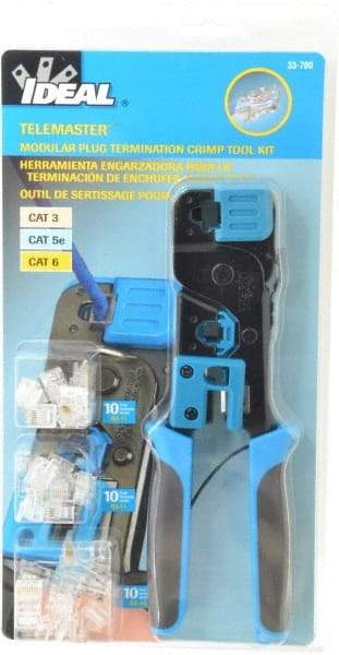 Ideal - Crimp Kit - RJ11 & RJ45 Compatible - All Tool & Supply