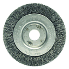 ‎3″ Diameter-3/8″-1/2″ Arbor Hole - Crimped Steel Wire Straight Wheel - All Tool & Supply