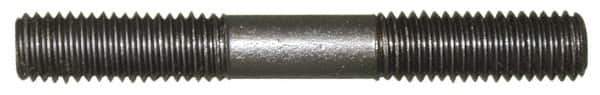 Value Collection - 5/16-18 5" OAL Equal Double Threaded Stud - Black Oxide Finish - All Tool & Supply