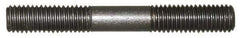 Value Collection - 5/16-18 5" OAL Equal Double Threaded Stud - Black Oxide Finish - All Tool & Supply