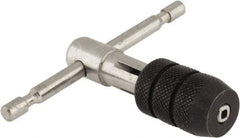 Interstate - 5/32 to 1/4" Tap Capacity, T Handle Tap Wrench - 2-3/4" Overall Length - All Tool & Supply