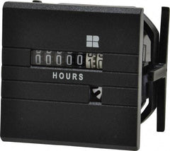 Trumeter - 7 Digit Wheel Display Hour Meter - No Reset - All Tool & Supply