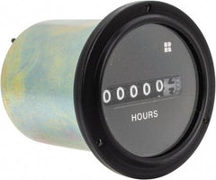 Trumeter - 6 Digit Wheel Display Hour Meter - No Reset - All Tool & Supply