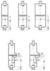 Made in USA - Press Brake Punch and Die Set - 6 Ft. Punch and Die Length - All Tool & Supply