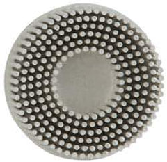 3M - 2" 120 Grit Ceramic Tapered Disc Brush - Fine Grade, Type R Quick Change Connector, 5/8" Trim Length - All Tool & Supply