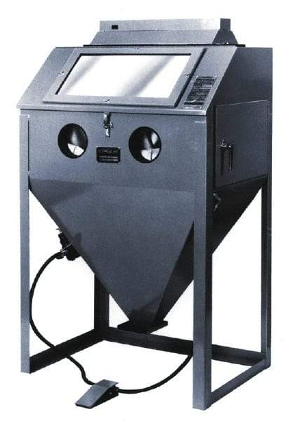 Econoline - 32" Wide x 63" High x 25" Deep Sandblasting Cabinet - Working Dimensions 30" Wide x 22" High x 23" Deep - All Tool & Supply