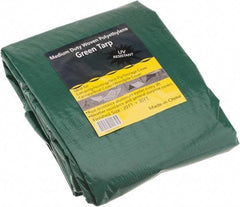 Value Collection - 30' Long x 20' Wide Polyethylene Tarp & Dust Cover - Green, 9 to 10 mil Thickness - All Tool & Supply