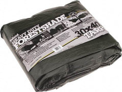 Value Collection - 40' Long x 30' Wide Polyethylene Tarp & Dust Cover - Green, 9 to 10 mil Thickness - All Tool & Supply