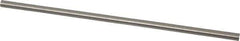 Interstate - M2 High Speed Steel Round Tool Bit Blank - 1/4" Wide x 1/4" High x 8" OAL, Ground - Exact Industrial Supply