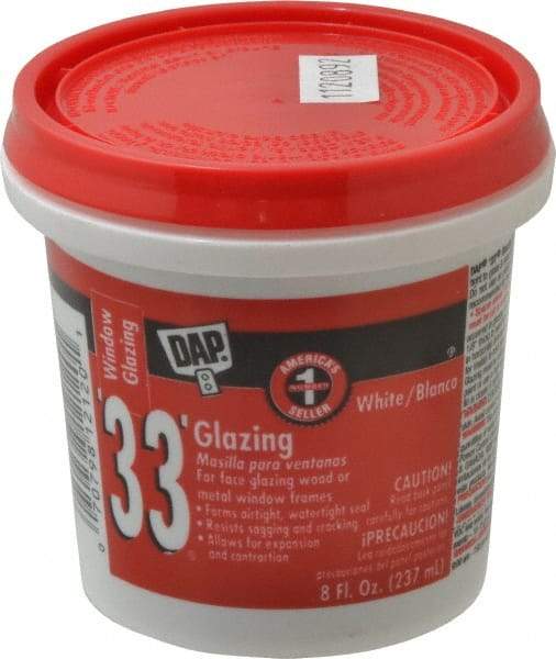 DAP - 8 oz Glazing Compound - White - All Tool & Supply