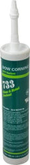 Dow Corning - 10.1 oz Cartridge Silver RTV Silicone Joint Sealant - -70 to 350°F Operating Temp, 15 min Tack Free Dry Time, 24 hr Full Cure Time, Series 733 - All Tool & Supply