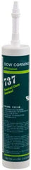 Dow Corning - 10.1 oz Cartridge Clear RTV Silicone Joint Sealant - -85 to 350°F Operating Temp, 14 min Tack Free Dry Time, 24 hr Full Cure Time, Series 737 - All Tool & Supply