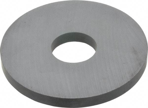 Mag-Mate - 0.875" ID x 2.875" OD Ceramic Ring Magnet - 0.25" Thick, 350°F Max Operating Temp - All Tool & Supply