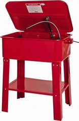 Value Collection - Free Standing Water-Based Parts Washer - 12 Gal Max Operating Capacity, Steel Tank, 115 Input Volts - All Tool & Supply