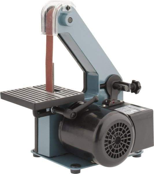 Enco - 30 Inch Long x 1 Inch Wide Belt Sanding Machine - 1/4 Hp, Single Phase - All Tool & Supply