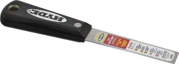 Hyde Tools - 3/4" Wide Steel Putty Knife - Flexible, Nylon Handle, 7-1/2" OAL - All Tool & Supply