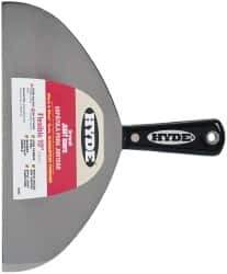 Hyde Tools - 10" Wide Carbon Steel Taping Knife - Flexible, Nylon Handle, 8-1/4" OAL - All Tool & Supply