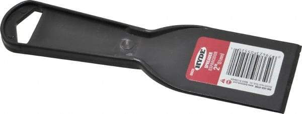 Hyde Tools - 2" Wide Plastic Putty Knife - Flexible, Polypropylene Handle, 7-1/4" OAL - All Tool & Supply