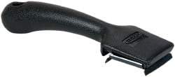 Hyde Tools - Carbon Steel 4-Edge Scraper - 1-1/2" Blade Width, 7-1/2" Long Plastic Handle - All Tool & Supply