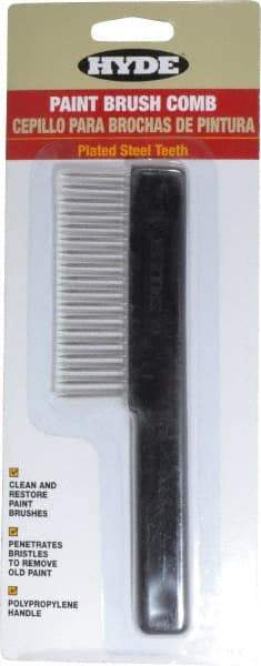 Hyde Tools - 3.8" Wide Brush Comb - Polypropylene & Stainless Steel - All Tool & Supply