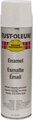 Rust-Oleum - White, 15 oz Net Fill, Gloss, Enamel Spray Paint - 14 Sq Ft per Can, 15 oz Container, Use on Rust Proof Paint - All Tool & Supply