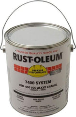 Rust-Oleum - 1 Gal White High Gloss Finish Industrial Enamel Paint - Interior/Exterior, Direct to Metal, <450 gL - All Tool & Supply