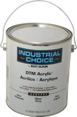 Rust-Oleum - 1 Gal Silver Gray Semi Gloss Finish Alkyd Enamel Paint - Interior/Exterior, Direct to Metal, <250 gL VOC Compliance - All Tool & Supply