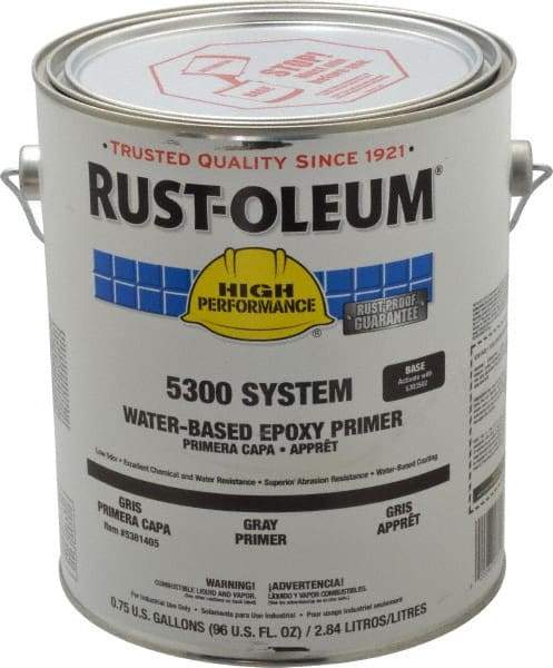 Rust-Oleum - 1 Gal Gray Water-Based Epoxy - 200 to 350 Sq Ft/Gal Coverage, <250 g/L VOC Content - All Tool & Supply