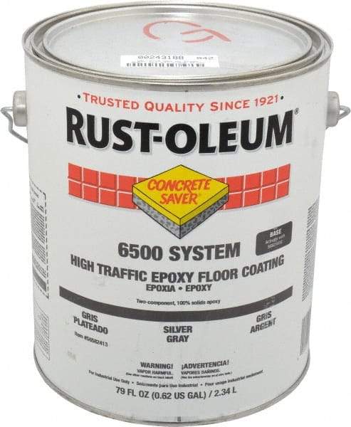 Rust-Oleum - 1 Gal High Gloss Silver Gray Epoxy - <100 g/L VOC Content - All Tool & Supply