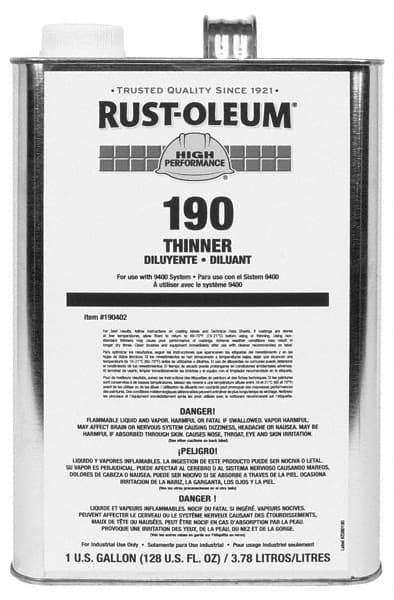 Rust-Oleum - 1 Gal Clean Up Solvent - 360 to 870 Sq Ft/Gal Coverage, <250 g/L VOC Content - All Tool & Supply