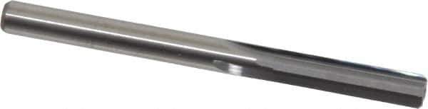 M.A. Ford - 1/4" Solid Carbide 4 Flute Chucking Reamer - Straight Flute, 0.244" Straight Shank, 1" Flute Length, 3" OAL - All Tool & Supply