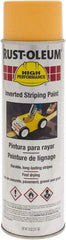 Rust-Oleum - 18 fl oz Yellow Striping Paint - 275' to 300' Coverage at 3" Wide, Solvent-Based Formula - All Tool & Supply