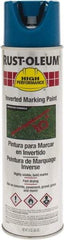 Rust-Oleum - 15 fl oz Blue Marking Paint - 300' to 350' Coverage at 1-1/2" Wide, Solvent-Based Formula - All Tool & Supply