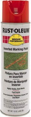 Rust-Oleum - 15 fl oz Orange Marking Paint - 300' to 350' Coverage at 1-1/2" Wide, Solvent-Based Formula - All Tool & Supply