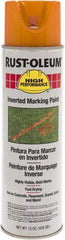 Rust-Oleum - 15 fl oz Orange Marking Paint - 300' to 350' Coverage at 1-1/2" Wide, Solvent-Based Formula - All Tool & Supply