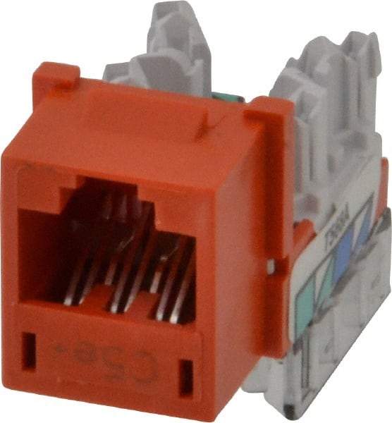 Hubbell - 8 Position, Cat5e Modular Jack - CSA Certified, RoHS Compliant, UL Listed - All Tool & Supply