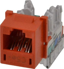 Hubbell - 8 Position, Cat5e Modular Jack - CSA Certified, RoHS Compliant, UL Listed - All Tool & Supply