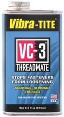 Vibra-Tite - 8.5 oz Can, Red, Low Strength Threadlocker - Series VC-3, 24 hr Full Cure Time, Hand Tool, Heat Removal - All Tool & Supply