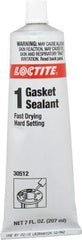 Loctite - 7 oz Tube Brown Gasket Sealant - -65 to 400°F Operating Temp, 24 hr Full Cure Time, Series 234 - All Tool & Supply