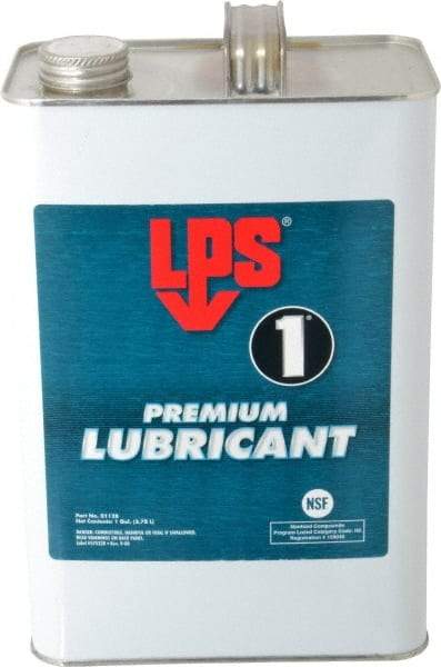 LPS - 1 Gal Bottle Dry Film Penetrant/Lubricant - Clear Yellow, Food Grade - All Tool & Supply