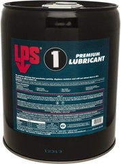 LPS - 5 Gal Pail Dry Film Penetrant/Lubricant - Clear Yellow, Food Grade - All Tool & Supply