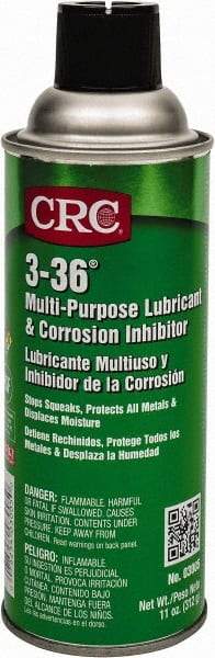 CRC - 11 oz Aerosol Nondrying Film Penetrant/Lubricant - Blue/Green & Clear, -50°F to 250°F, Food Grade - All Tool & Supply