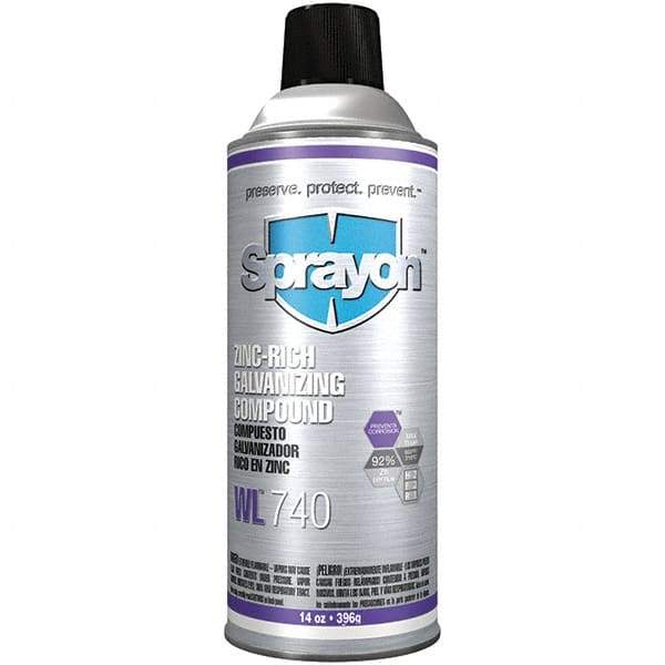 Sprayon - 16 oz Zinc Cold Galvanizing Compound - Comes in Aerosol - All Tool & Supply